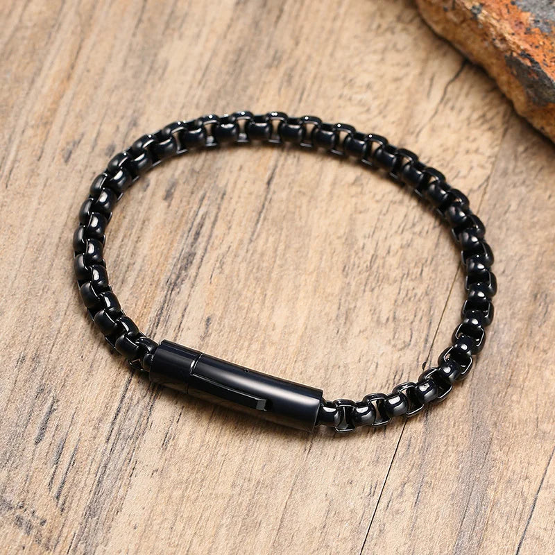 6mm Box Chain Bracelet