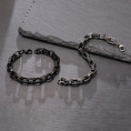 Chunky Rectangle Links Chain Bracelet