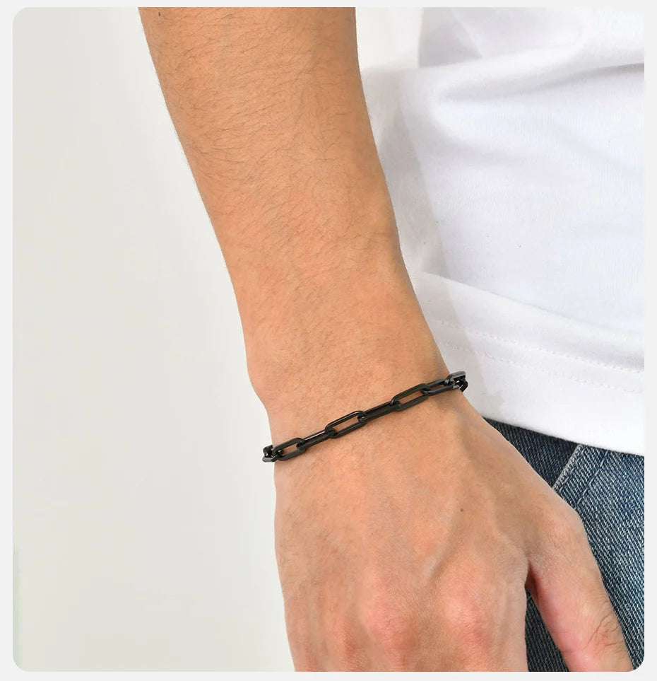 5mm Paperclip Chain Bracelet