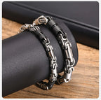 Black Byzantine Chain Bracelet