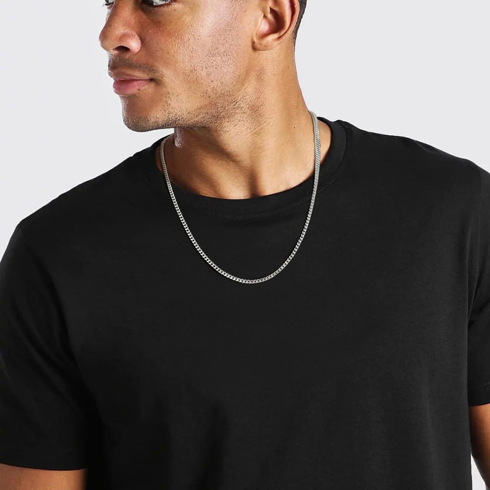 Franco Foxtail Chain Necklace