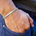 6mm Flat Herringbone Snake Chain Bracelet