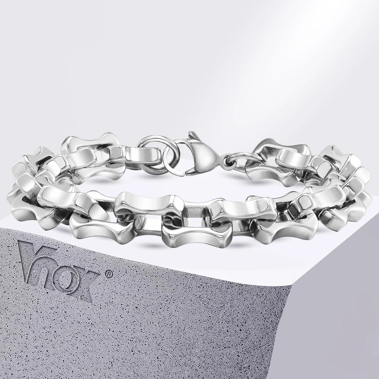 Heavy Bold Handmade Link Chain Bracelet