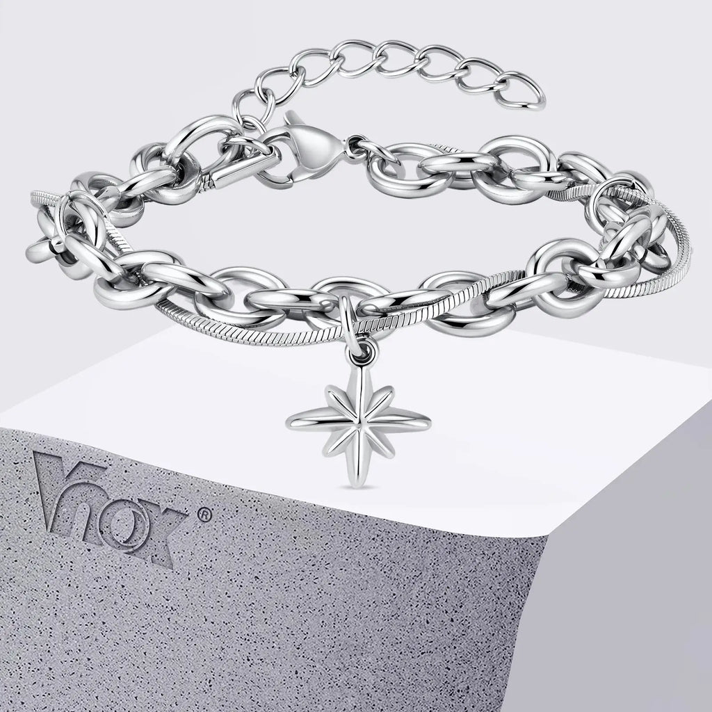 Double Layer Star Chain Bracelet