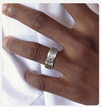 Spinner Cross Prayer Ring