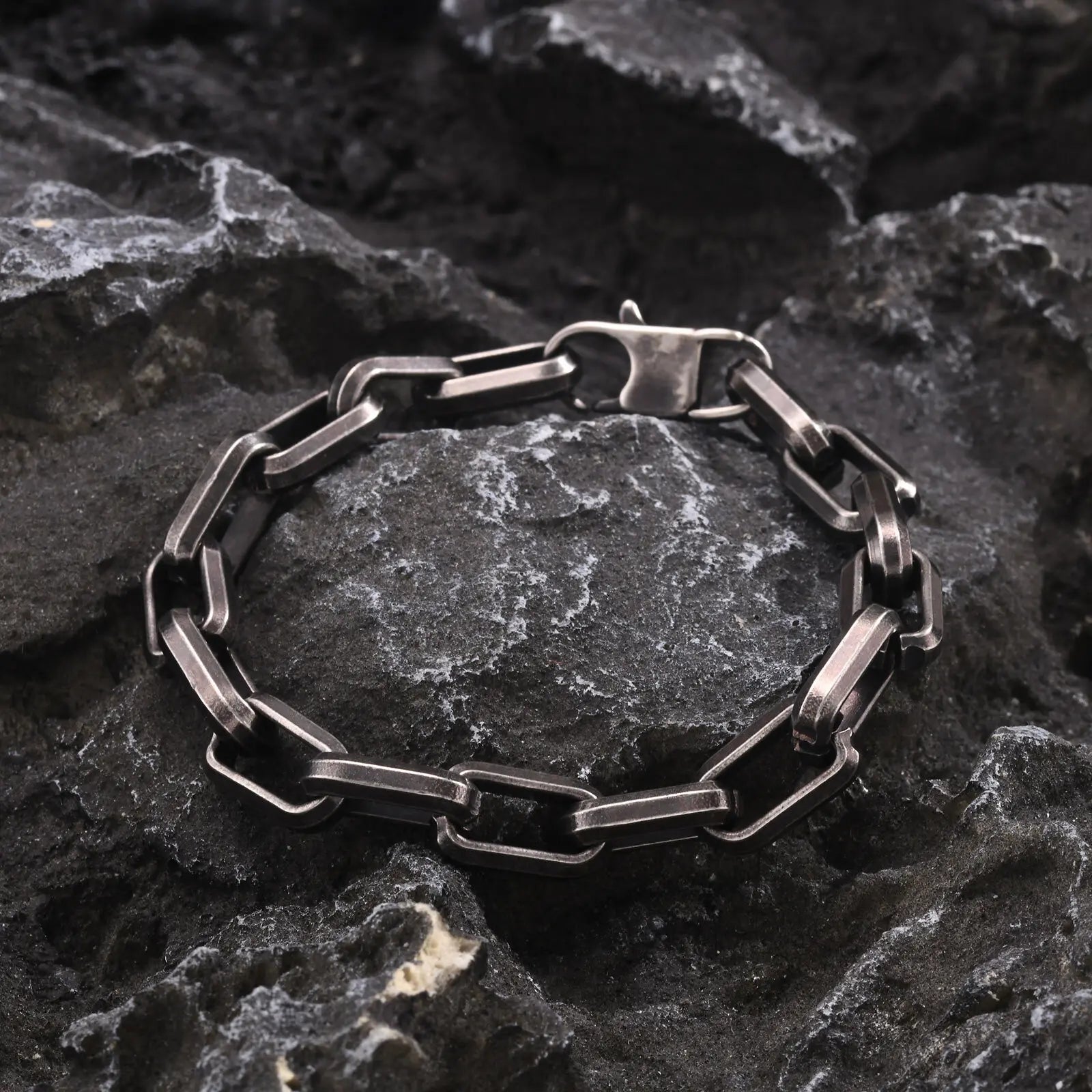 Oxid Paperclip Chain Bracelet