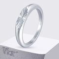 Flower Pattern Minimalist Ring