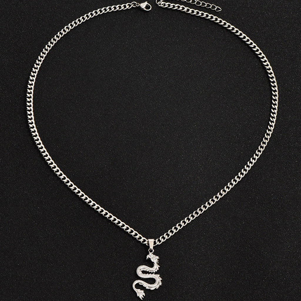Dragon Pendant Chain Necklace