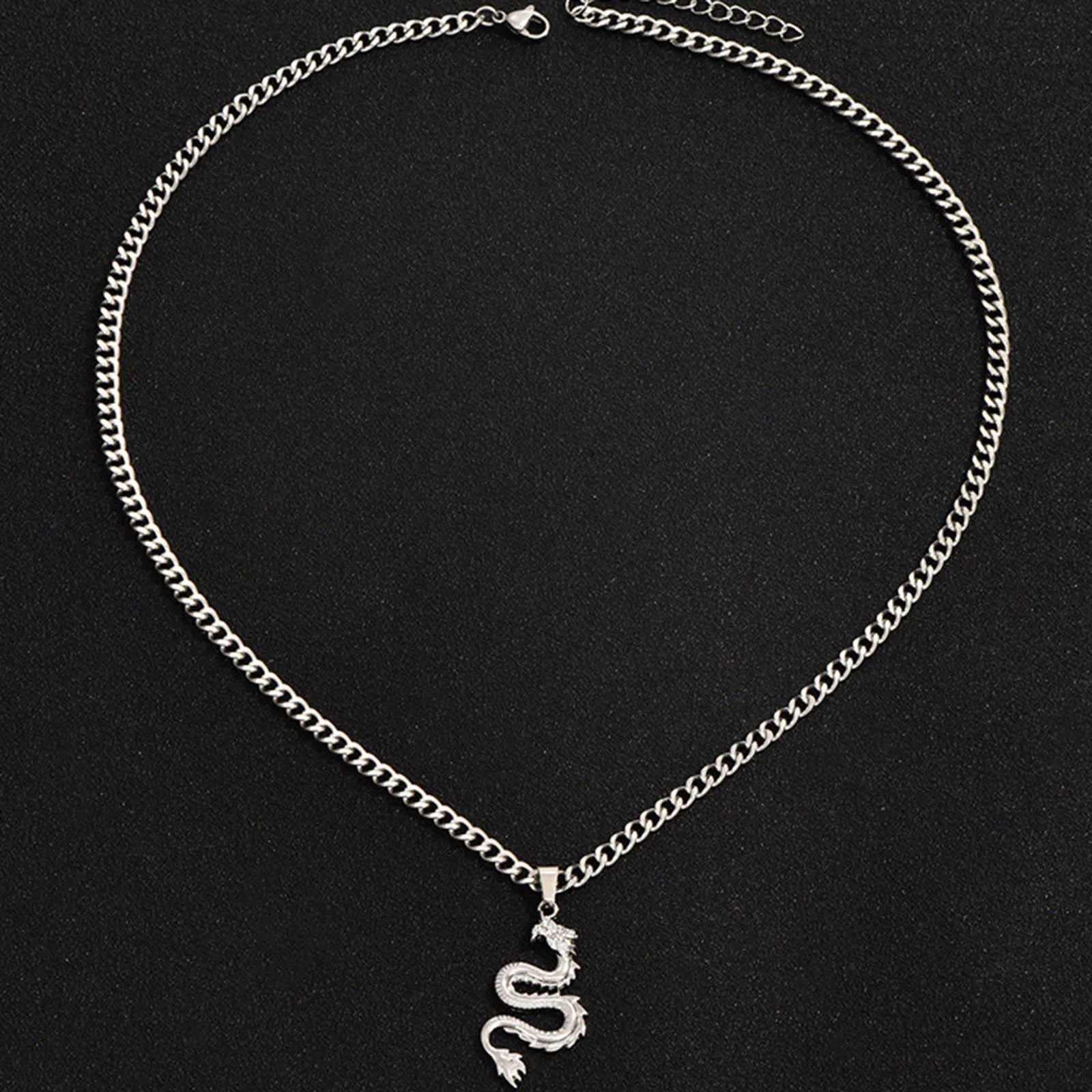 Dragon Pendant Chain Necklace