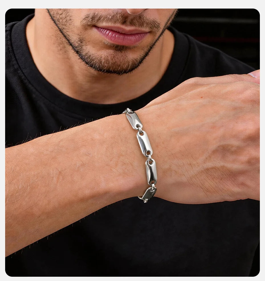 Silver Link Chain Bracelet