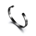 Oxidised Open Cuff Bangle Bracelet