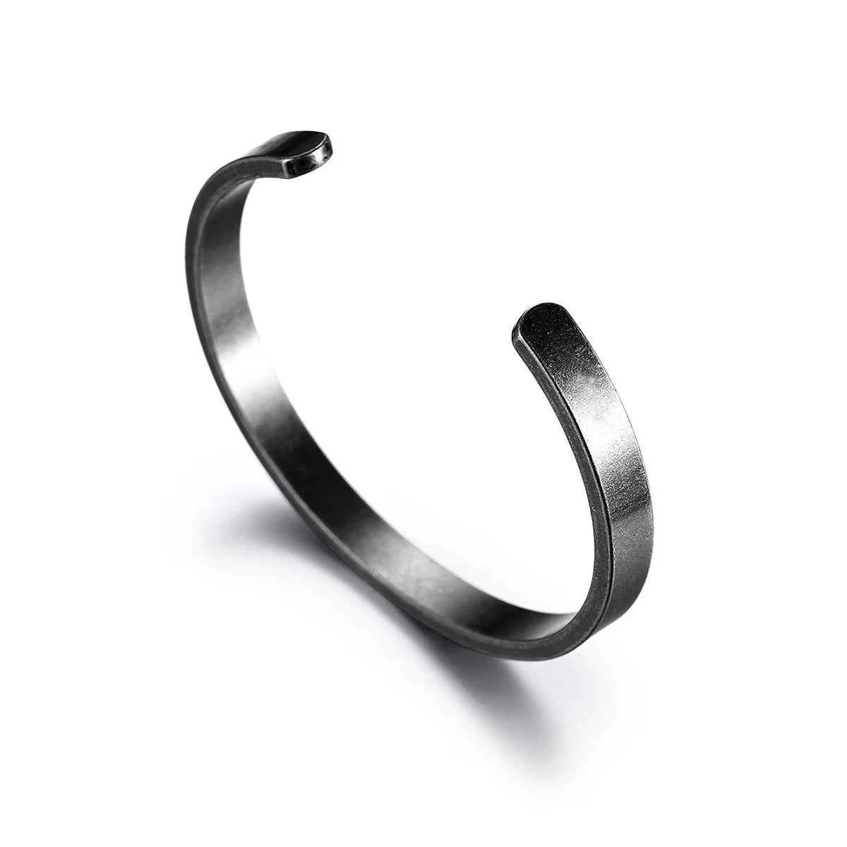Oxidised Open Cuff Bangle Bracelet