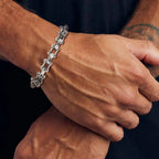 Heavy Bold Handmade Link Chain Bracelet
