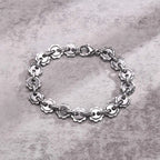 Gear Round Link Chain Bracelet