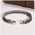 Retro Curb Dome Chain Bracelet