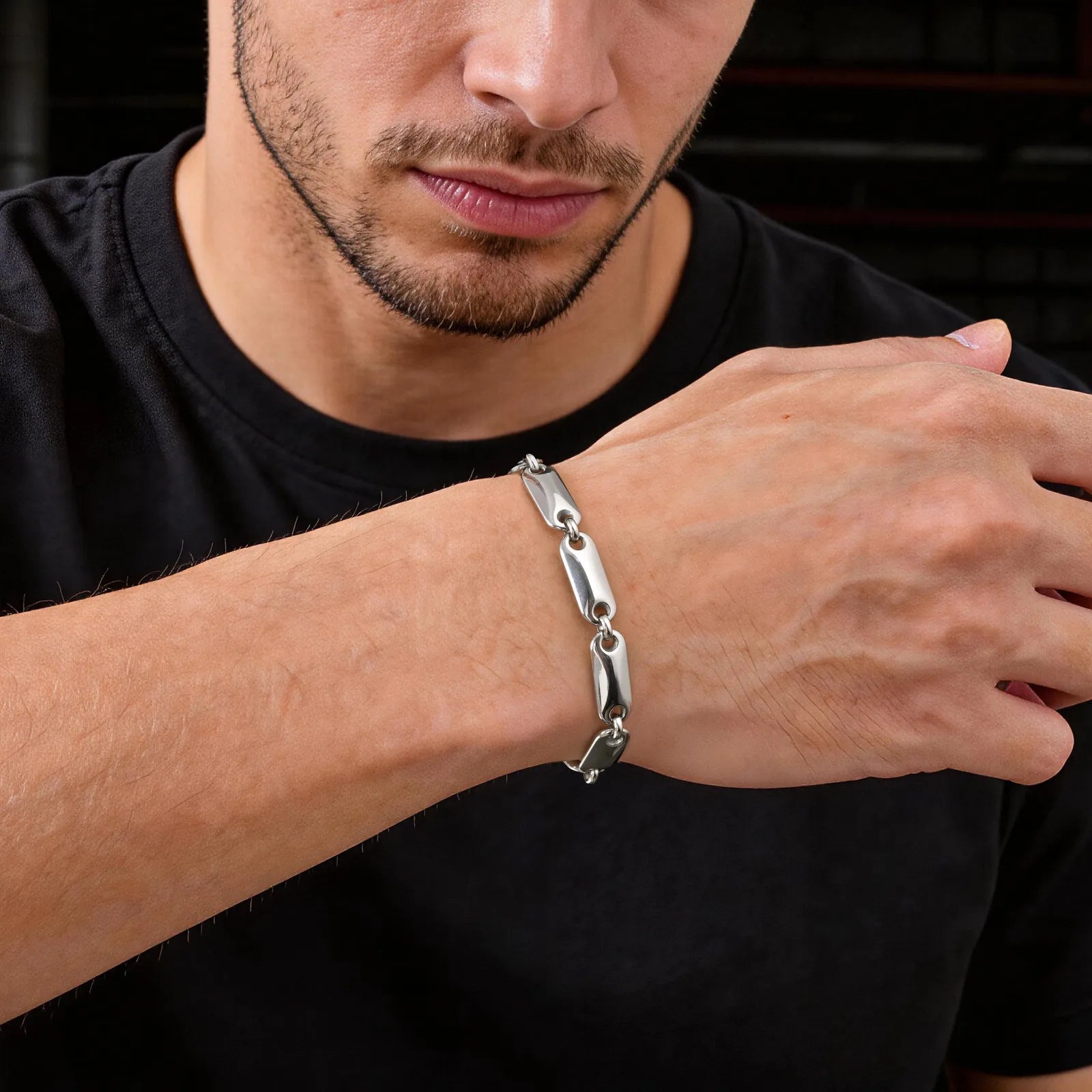 Silver Link Chain Bracelet