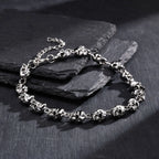 Full Skull Link Chain Bracelet