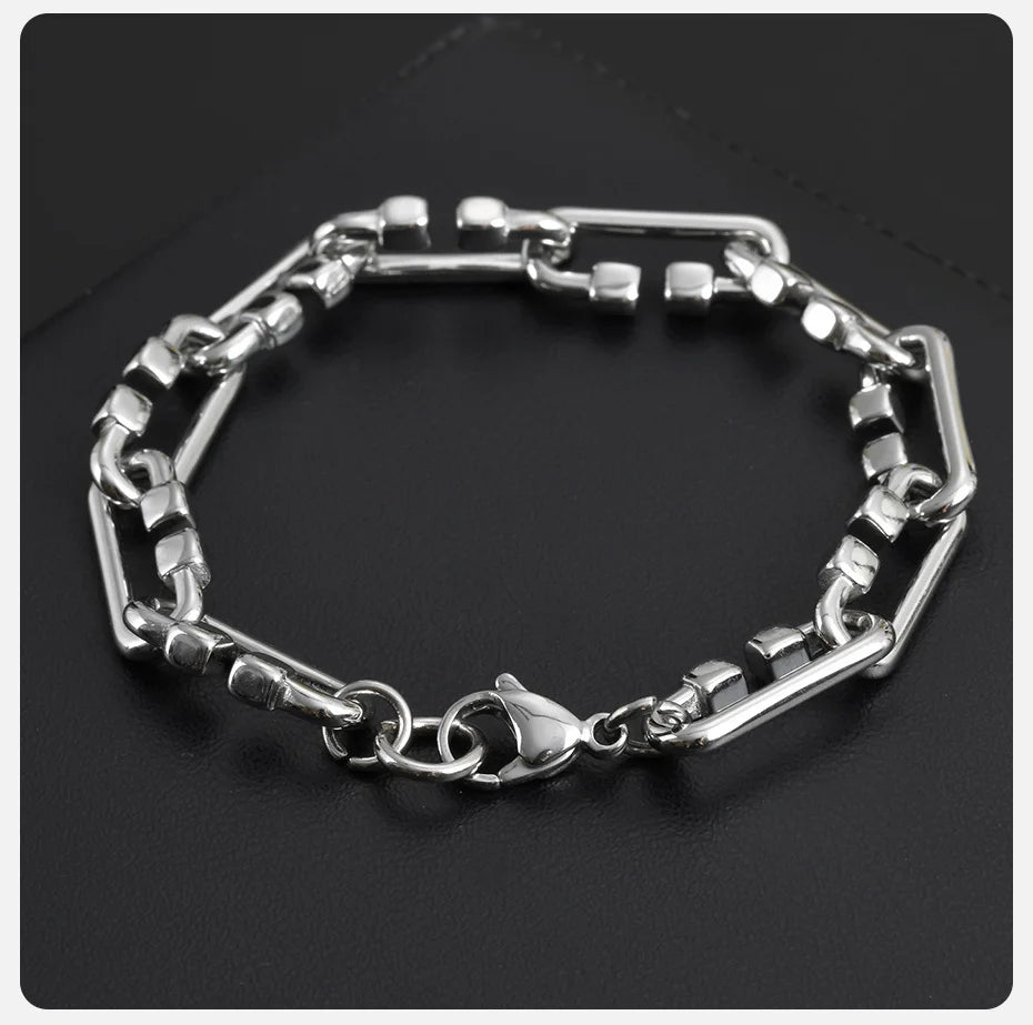 U-Link Handmade Chain Bracelet