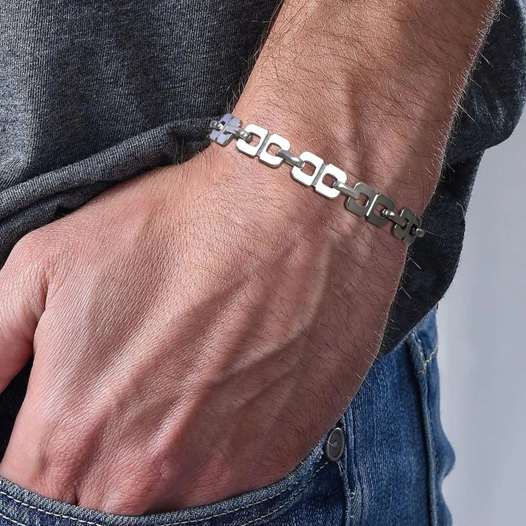 8mm Infinity Link Chain Bracelet