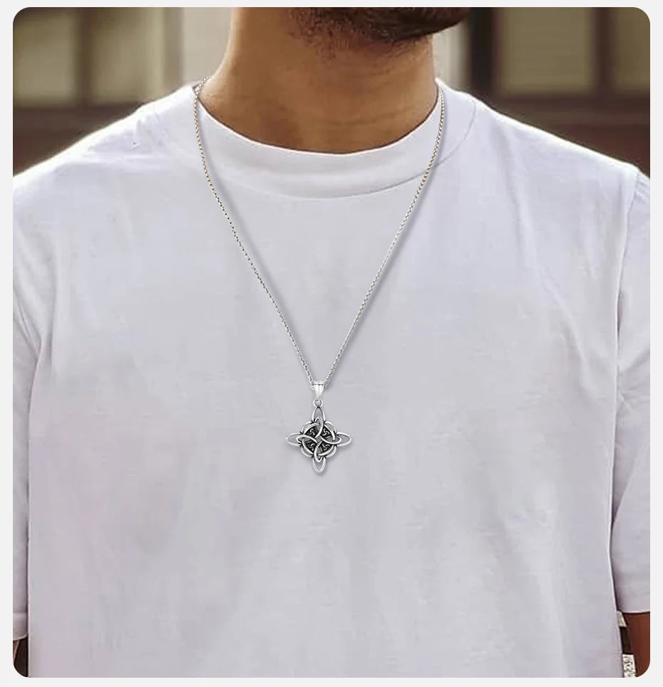 Celtic Triquetra Knot Pendant Necklace