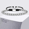 Basket Weave Box Chain Bracelet