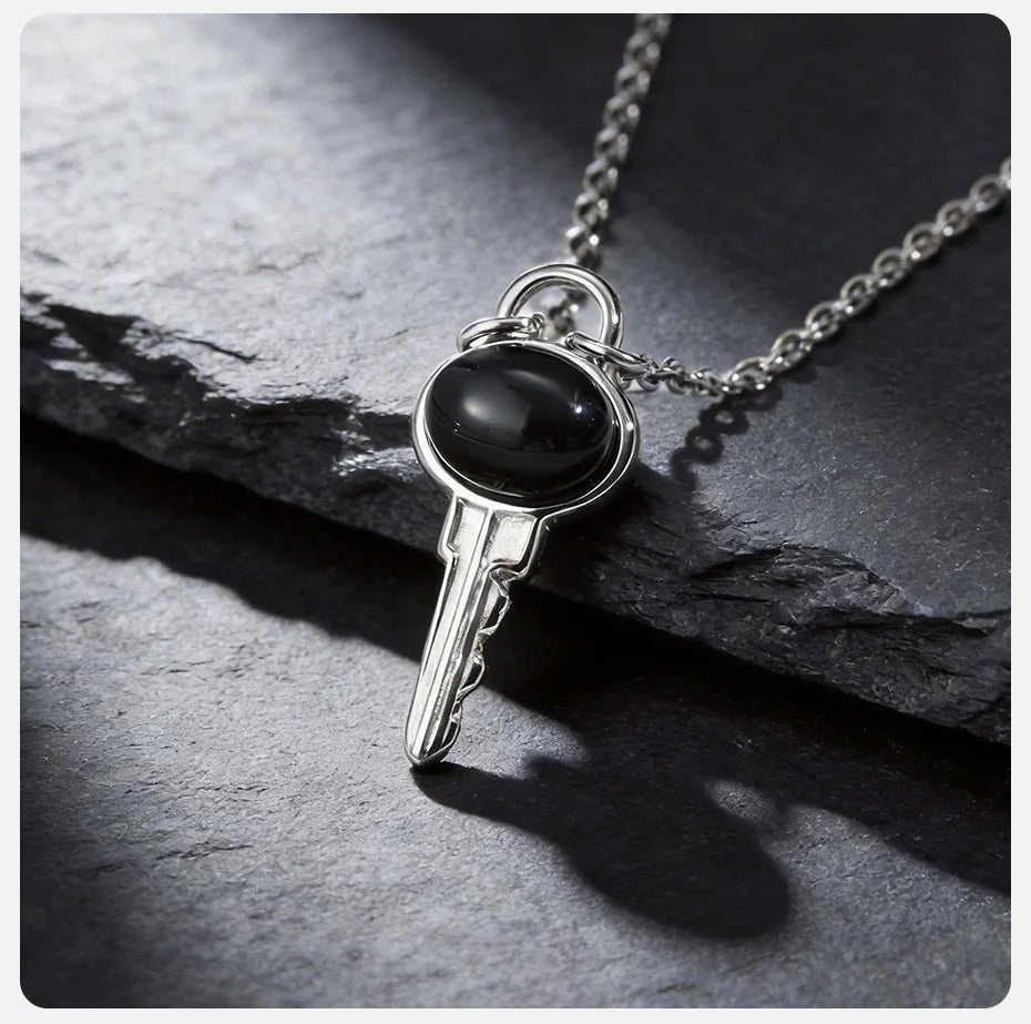 Vintage Key Pendant Necklace