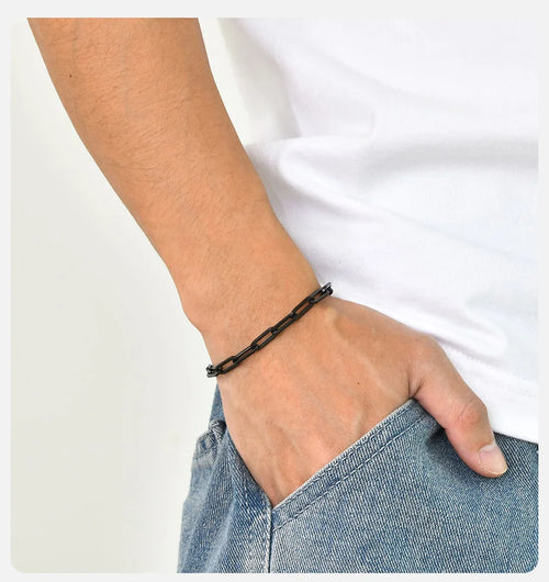 5mm Paperclip Chain Bracelet