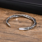 Twisted Cuff Bangle Bracelet