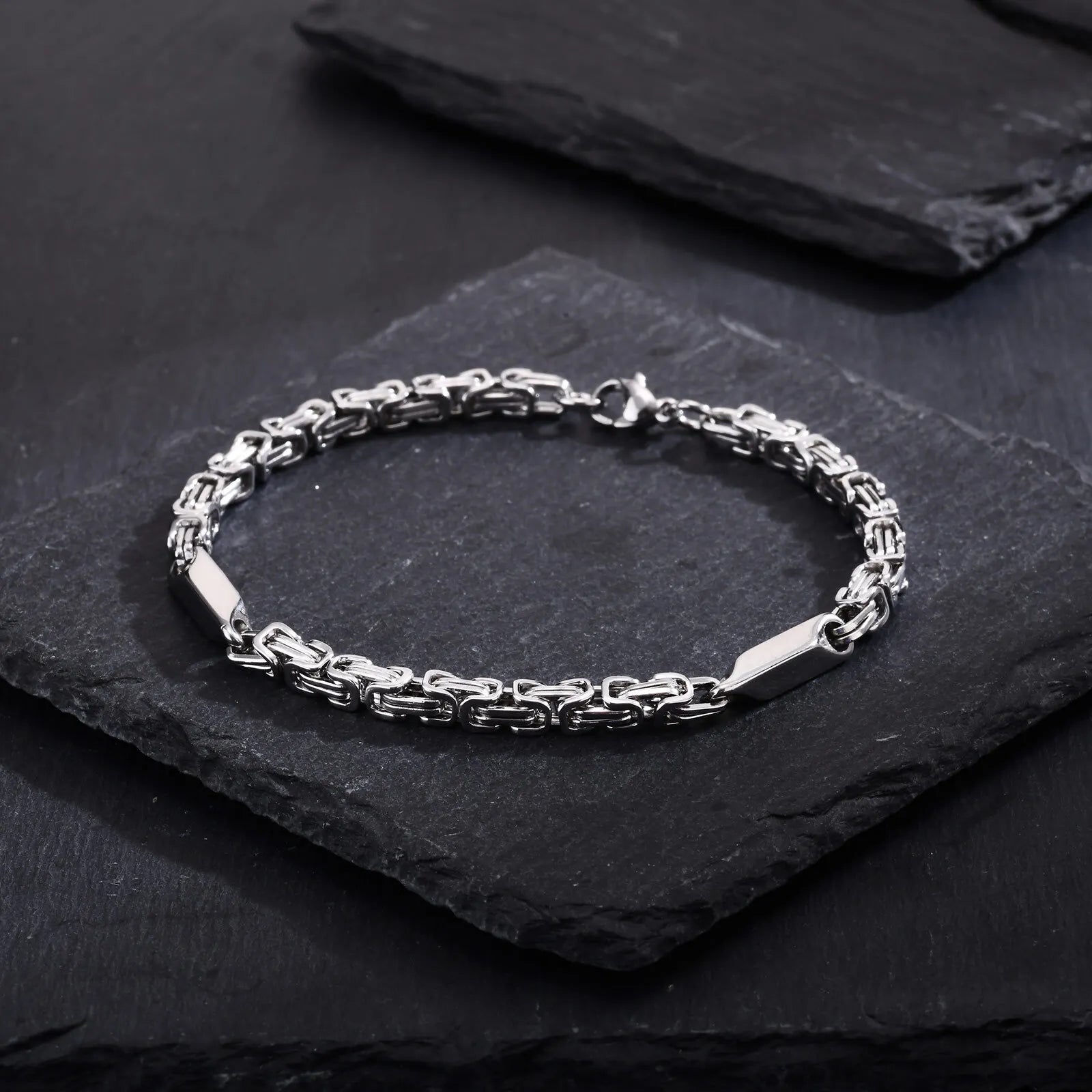 4mm Byzantine Chain Bracelet