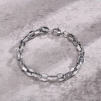 Rhombus Geometric Link Chain Bracelet