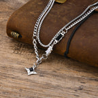 Black Star Double Chain Choker