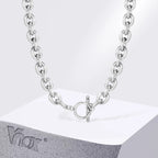 9mm Chunky Rolo Chain Necklace