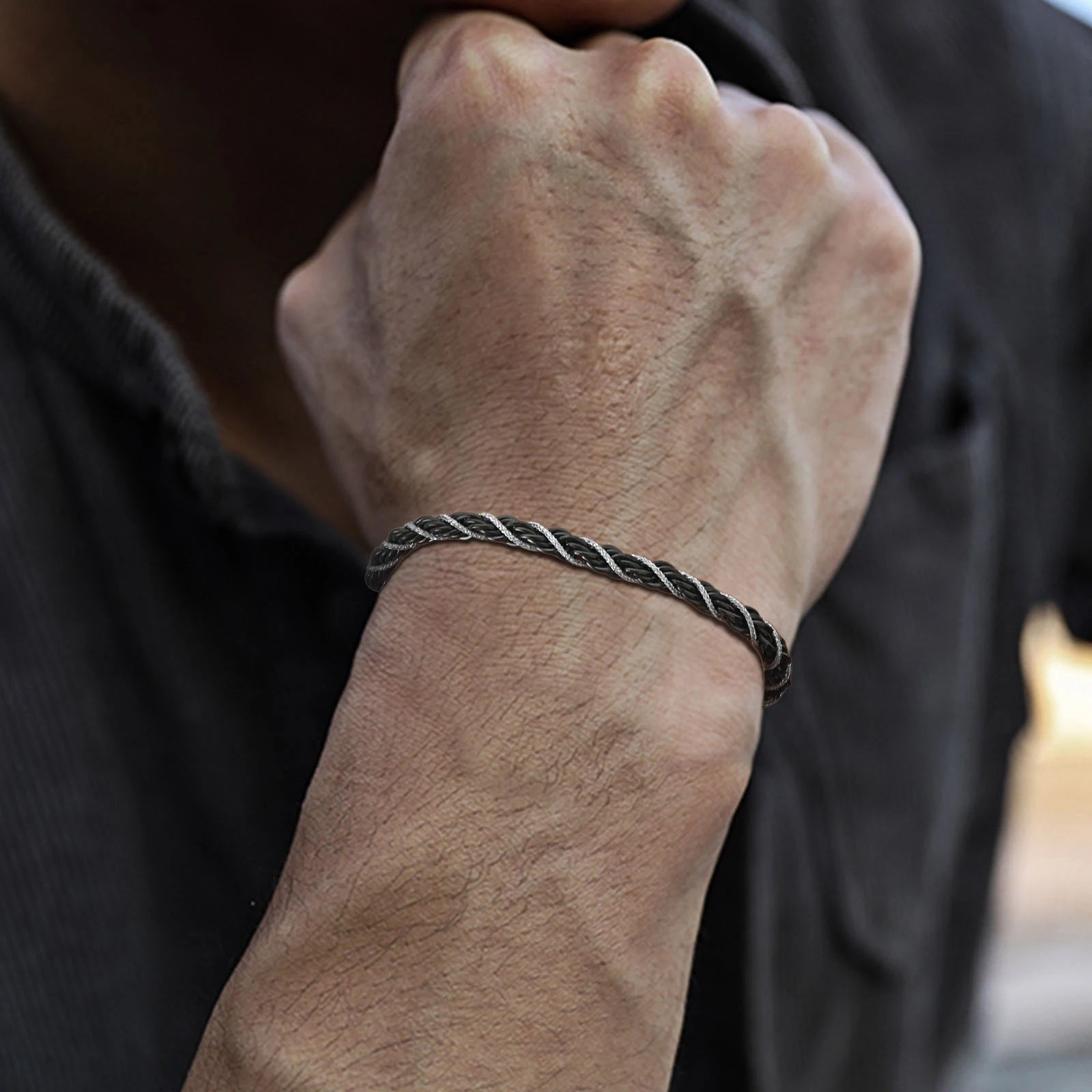 Twisted Rope Chain Bracelet