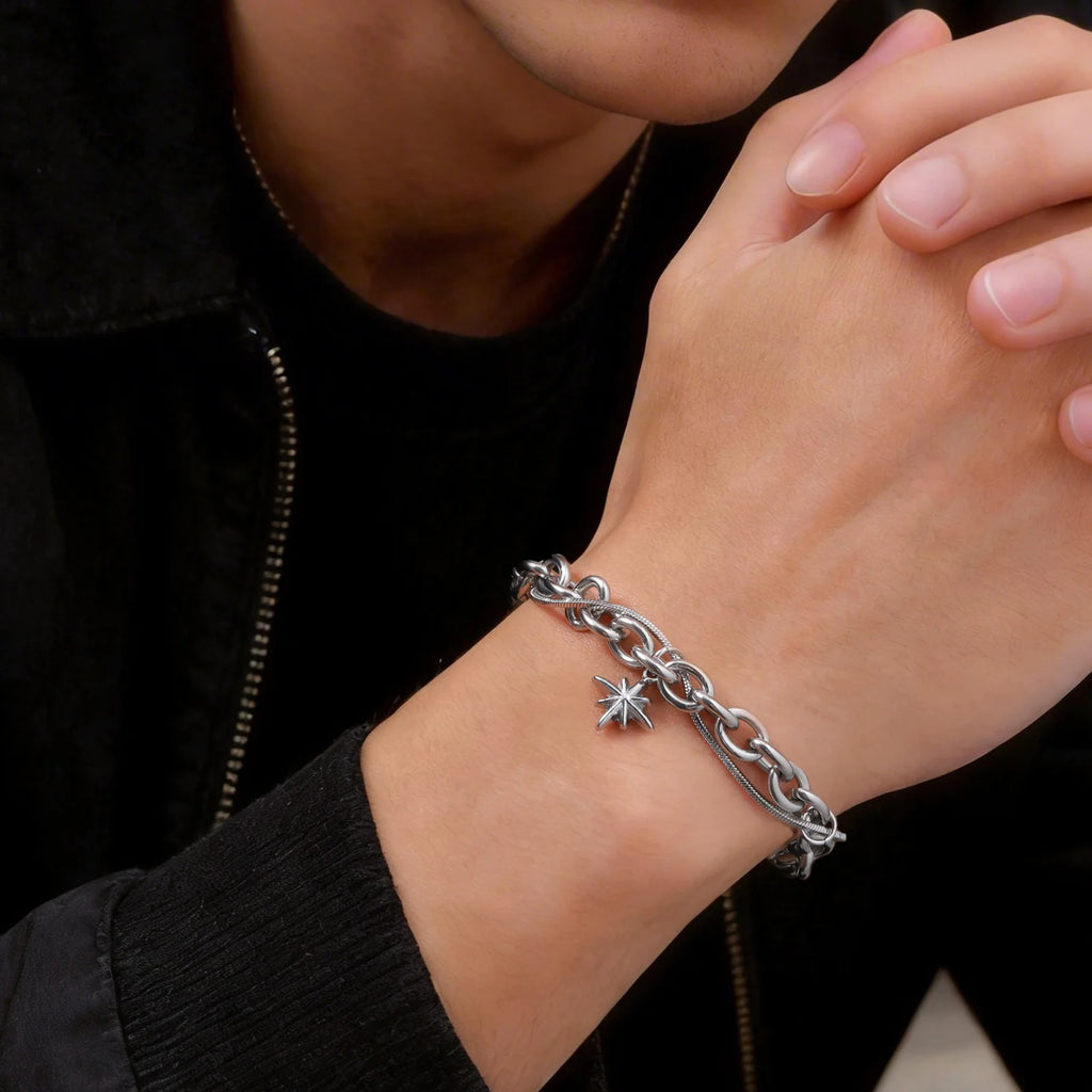 Double Layer Star Chain Bracelet