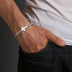 Cross Box Chain Bracelet