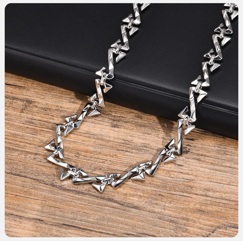 11mm Letter Z Link Chain Choker