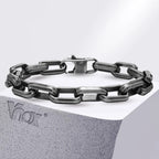 Oxid Paperclip Chain Bracelet