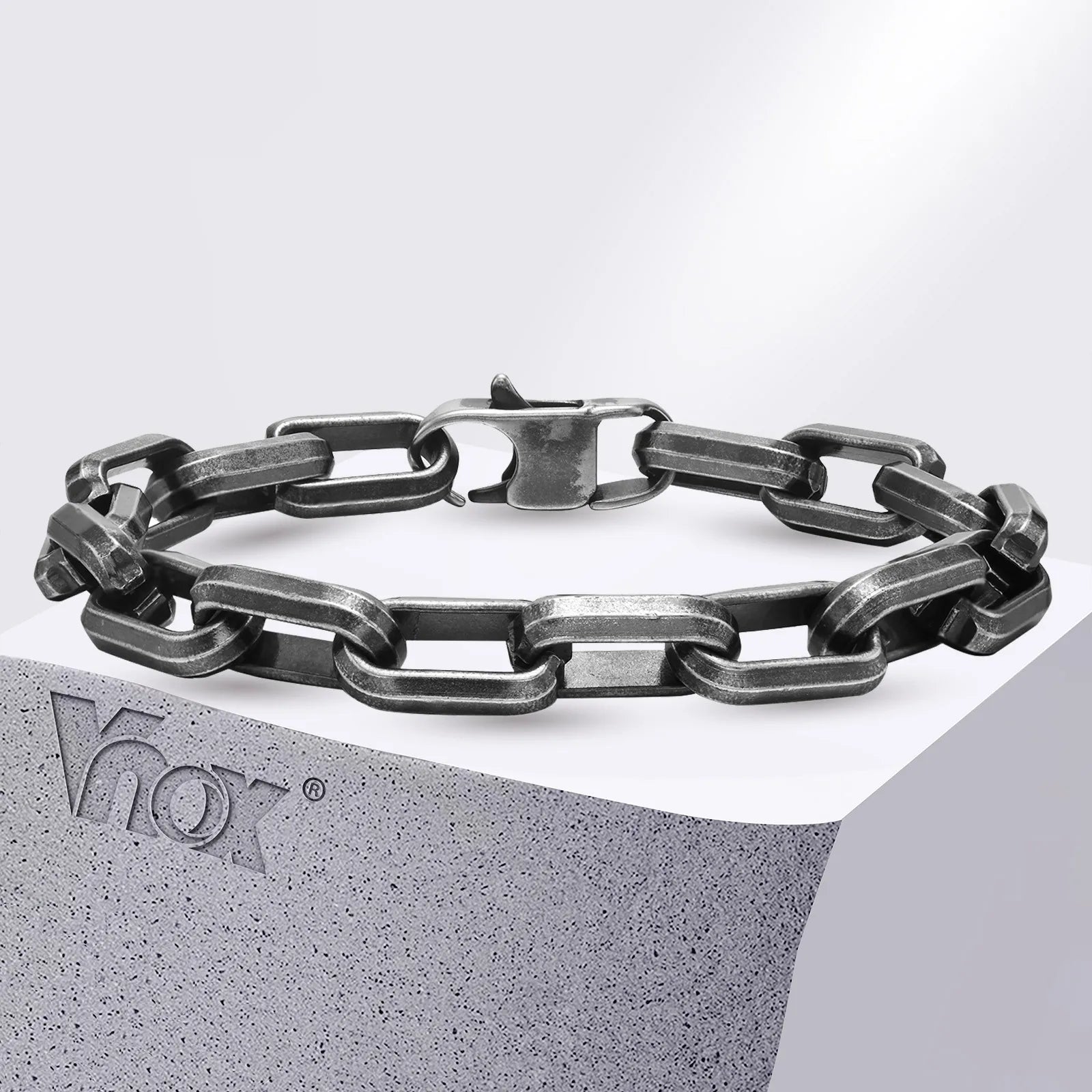 Oxid Paperclip Chain Bracelet