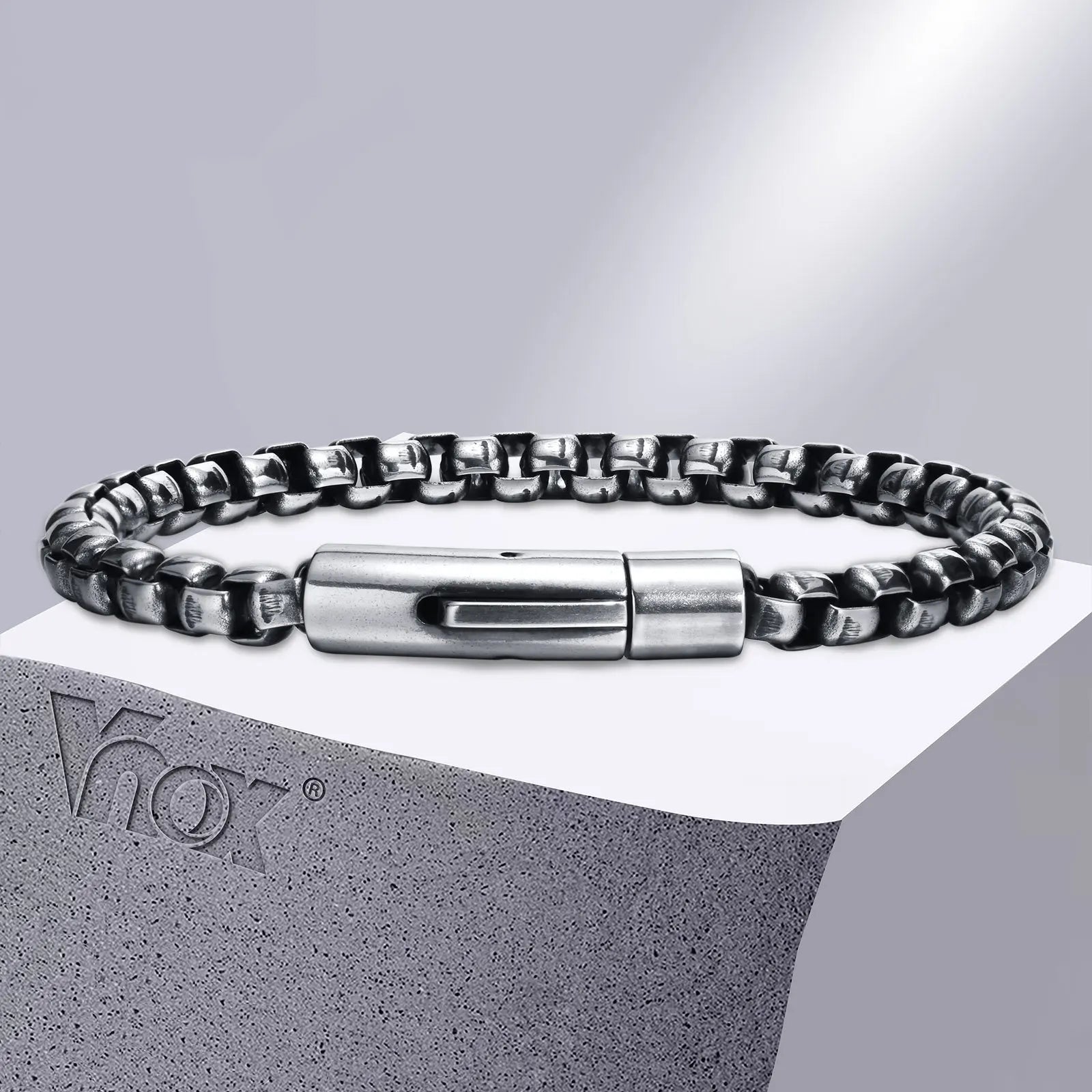 6mm Box Chain Bracelet