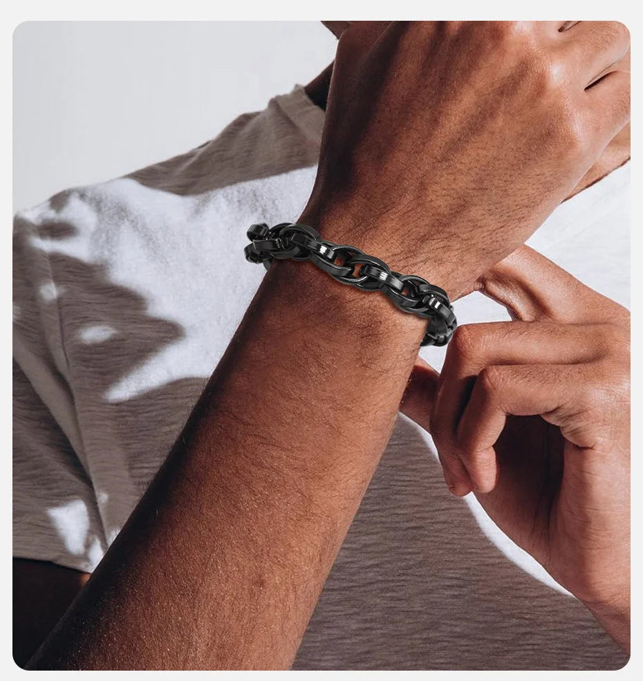 11mm Moto Viking Chain Bracelet