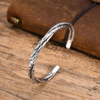 Twisted Cuff Bangle Bracelet