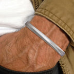 6mm Flat Herringbone Snake Chain Bracelet
