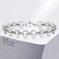 Gear Round Link Chain Bracelet