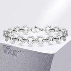 Gear Round Link Chain Bracelet