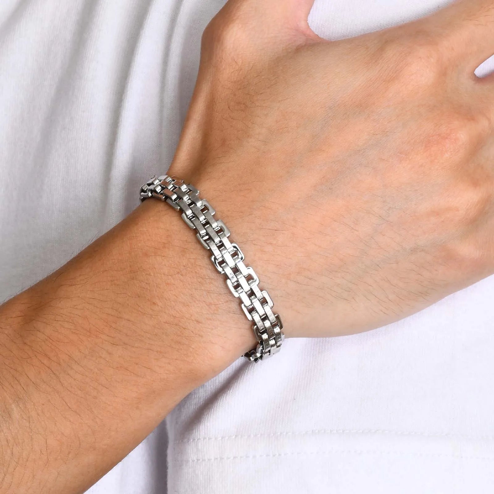 8.8mm Handmade Link Chain Bracelet
