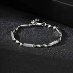 Mobius Cross Bamboo Chain Bracelet