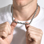 Bold Twisted Link Chain Necklace