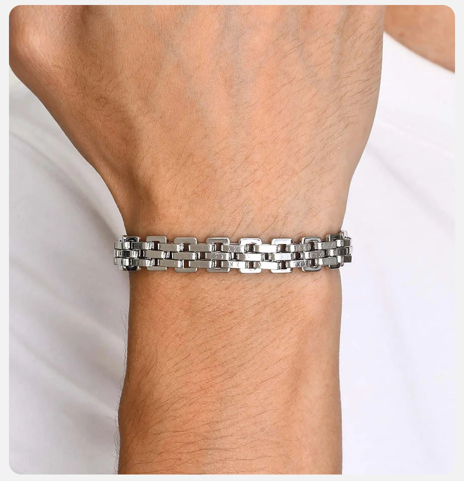 8.8mm Handmade Link Chain Bracelet