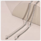 Franco Foxtail Chain Necklace
