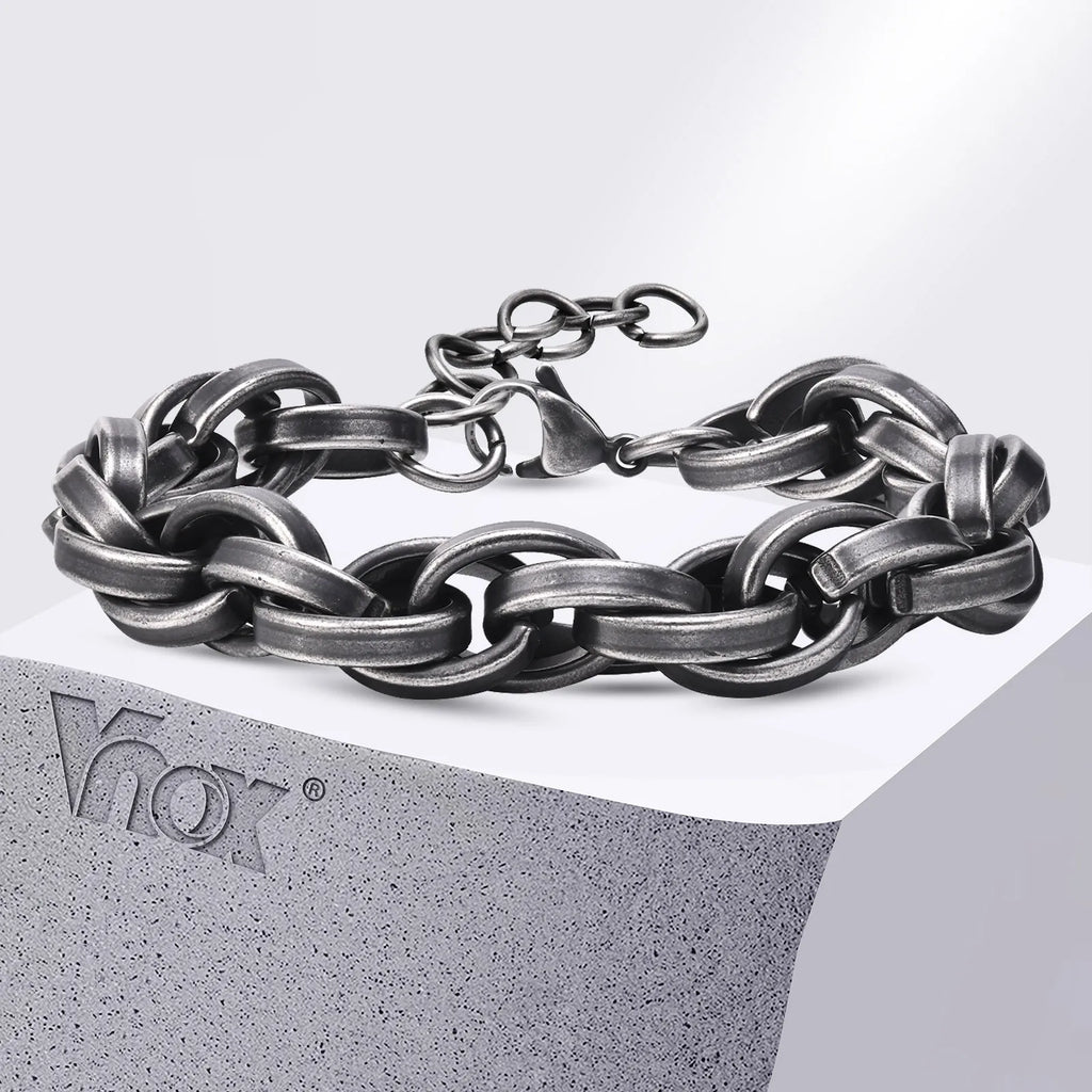 11mm Moto Viking Chain Bracelet